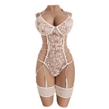 Life-size Aurora 2.0 anime sex doll by Tantaly with slim body, realistic curves, and enhanced skin details.
